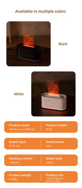 Flame Effect Aroma Diffuser USB Aroma Diffuser for Home