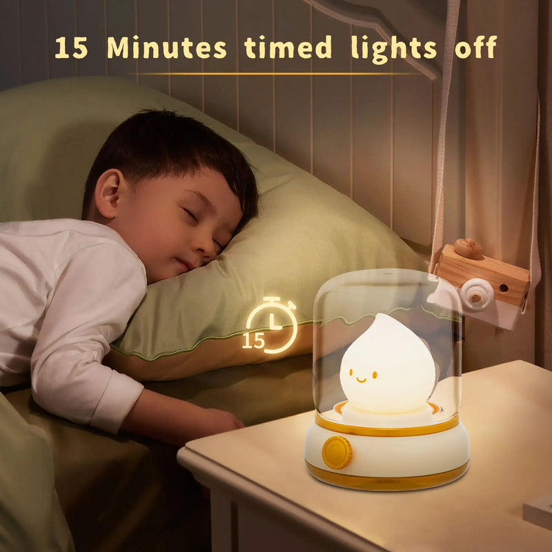 Flameless LED Candle USB Rechargeable Night Light