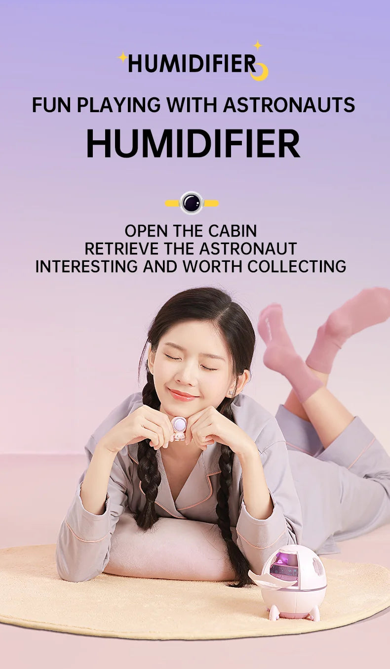 Ultrasonic Astronaut Diffuser | USB Mini Mist Humidifier