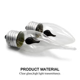 4-Pack Decorative LED Candle Bulbs Flickering Flame Effect