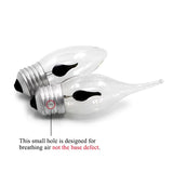 4-Pack Decorative LED Candle Bulbs Flickering Flame Effect