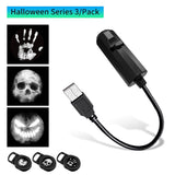 USB Mood Light Projector for Bedroom or Home Moon Lamp