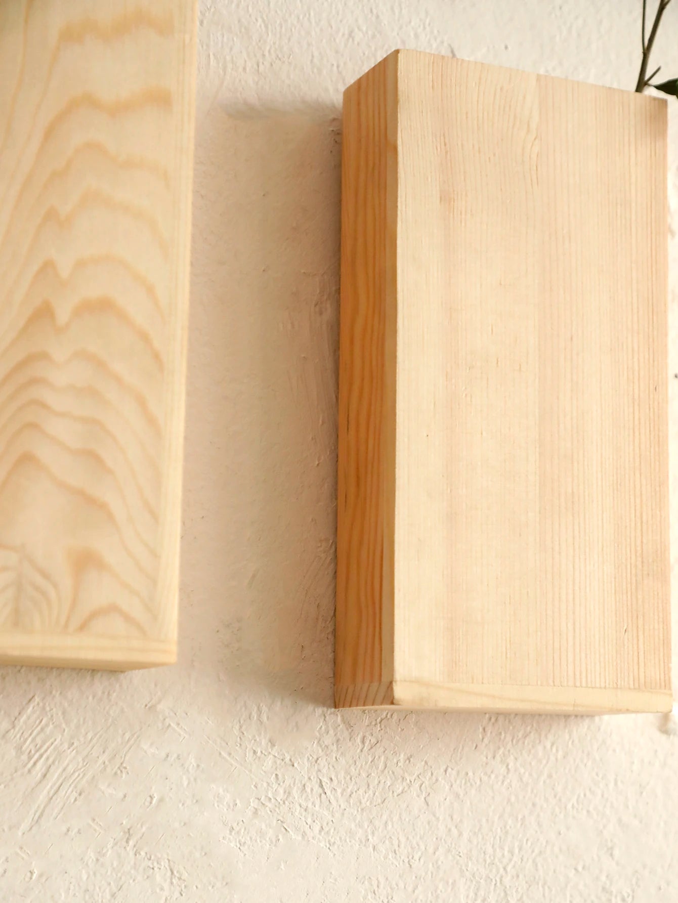 Rustic Wall Mounted Vases | Minimalist Wooden Flower Holders for Modern Farmhouse Decor