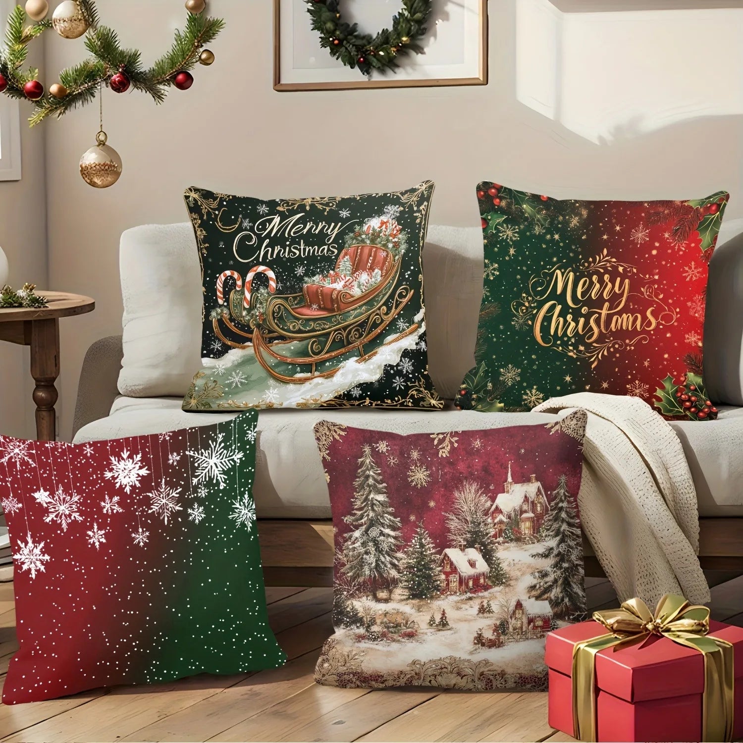 Christmas Pillow Covers: Festive Designs for a Cozy Holiday