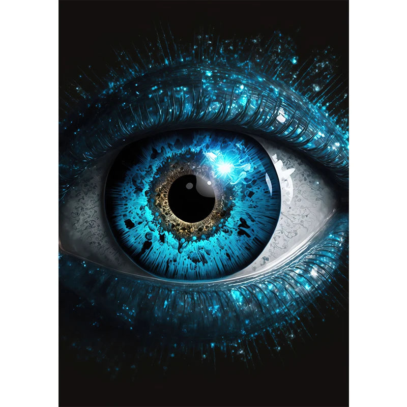 Abstract Eye Canvas Art – HD Print Poster for Modern Interiors