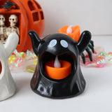 Flameless Ghost Candle LED Lamp – Spooky Halloween Decor