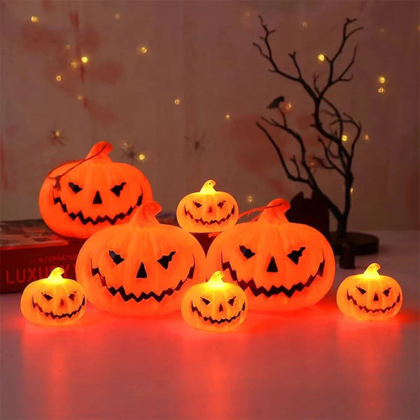 Halloween Pumpkin LED Lamp – Spooky Light for Home Décor