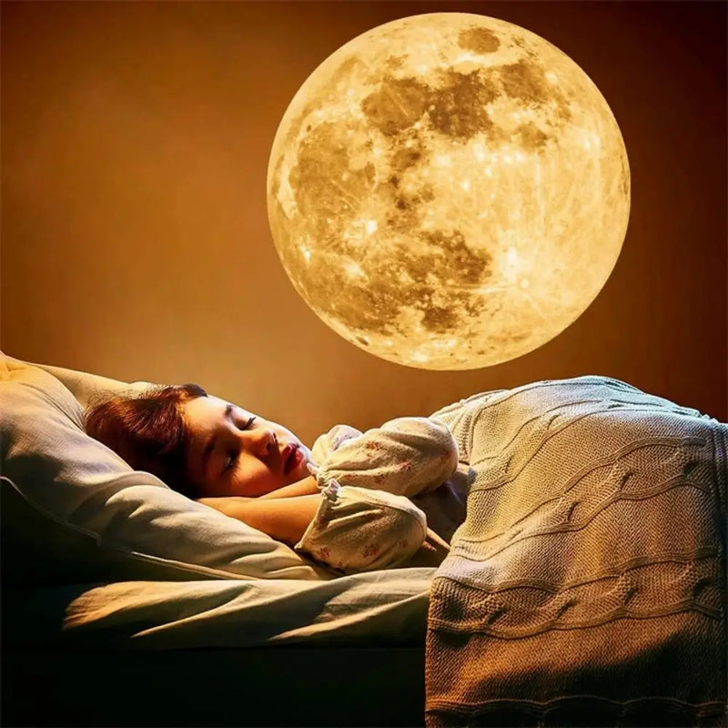 Moon and Planet Projector Mini LED Night Light Lamp