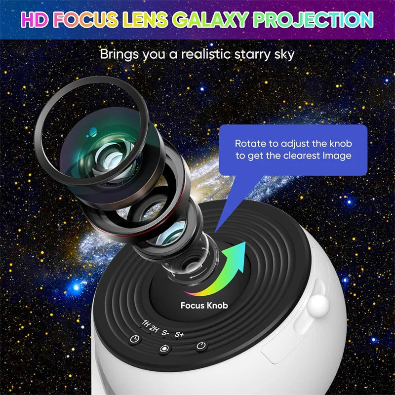 Bedroom Starry Night Projector 13-in-1 HD Galaxy Lamp