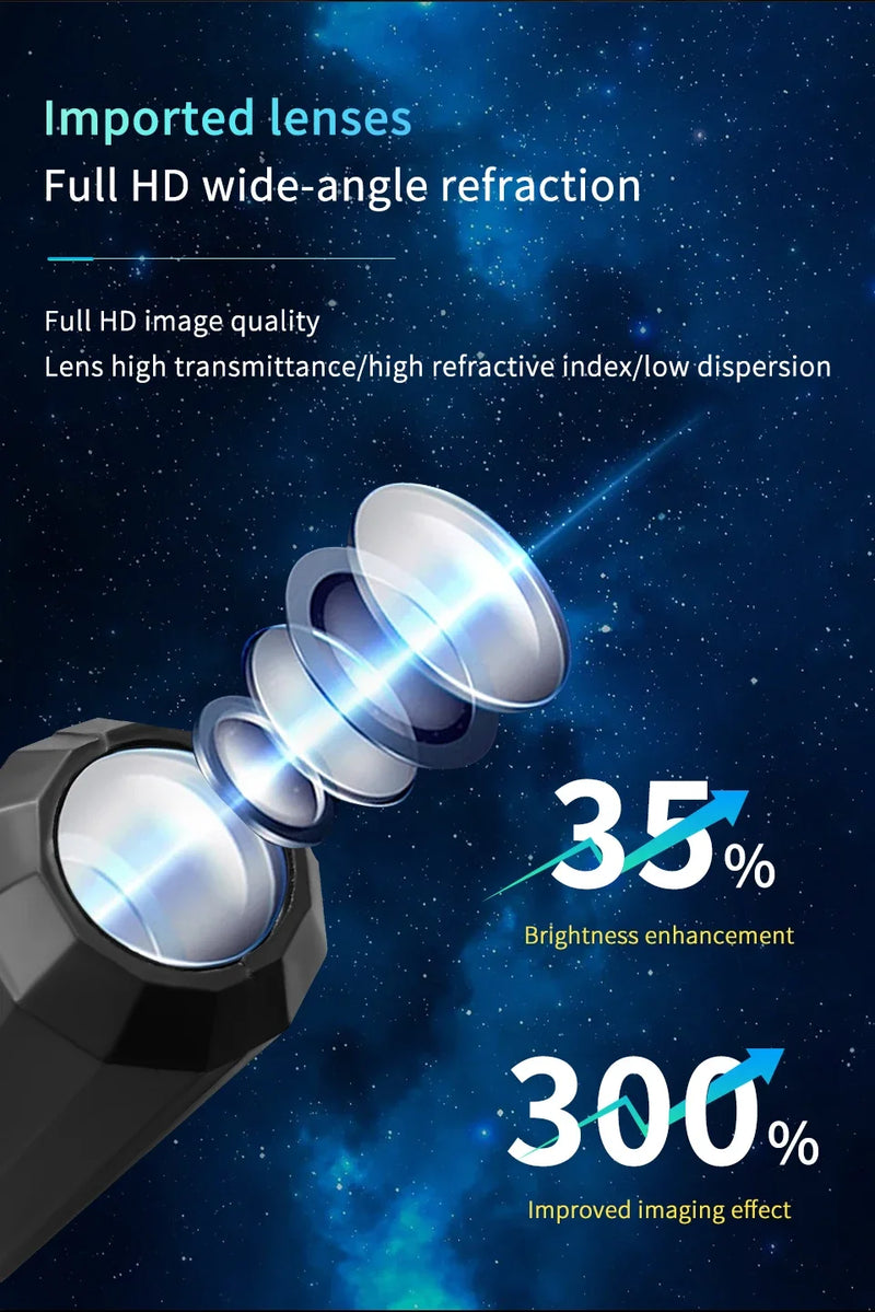 USB Mood Light Projector for Bedroom or Home Moon Lamp