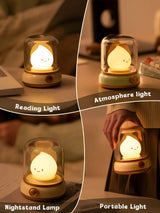 Flameless LED Candle USB Rechargeable Night Light