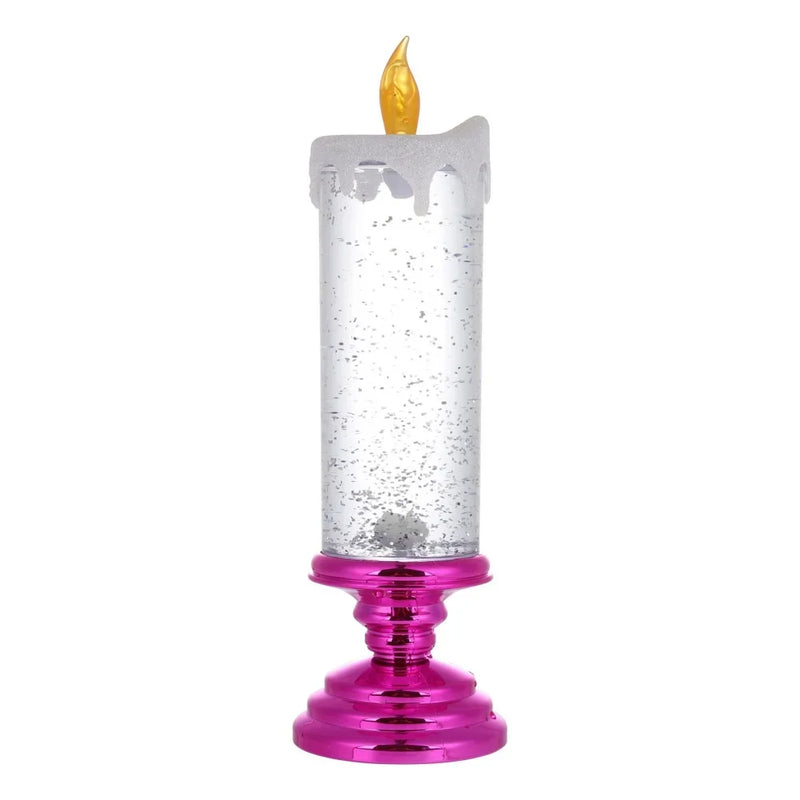 LED Candle Lights for Home Glitter Swirl Color Changing