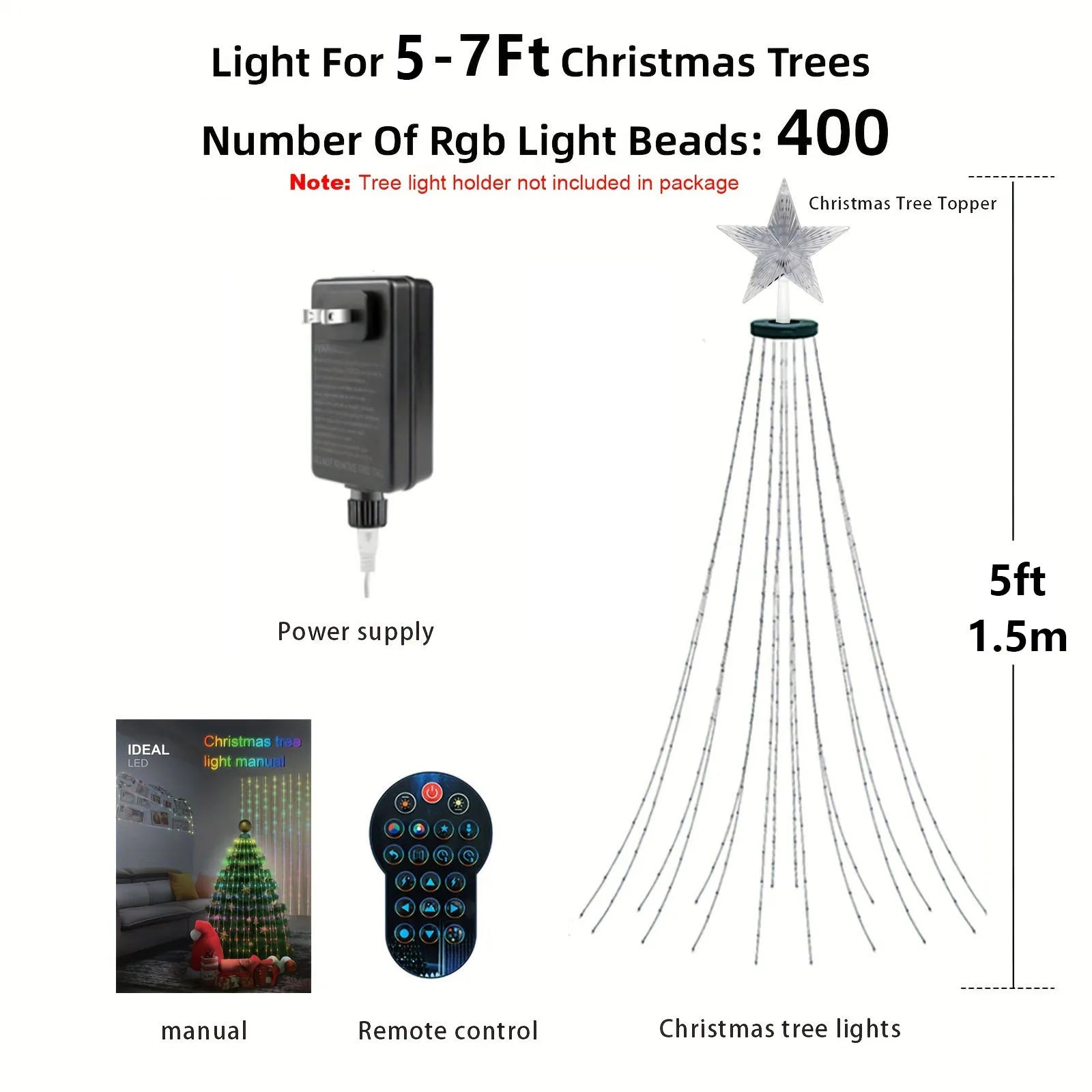 Smart LED Christmas Tree Lights