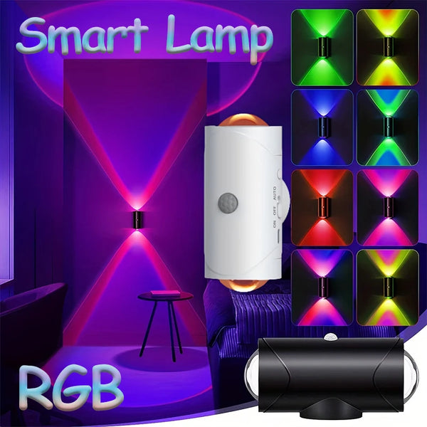 Smart Motion Sensor Night Light Type-C Rechargeable LED