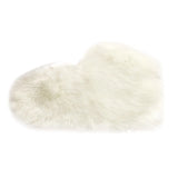 Soft Fluffy Heart Mat Cozy Plush Rug for Bedroom