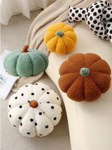 Luxury Fall Pumpkin Pillow Knit Thanksgiving Accent Cushion