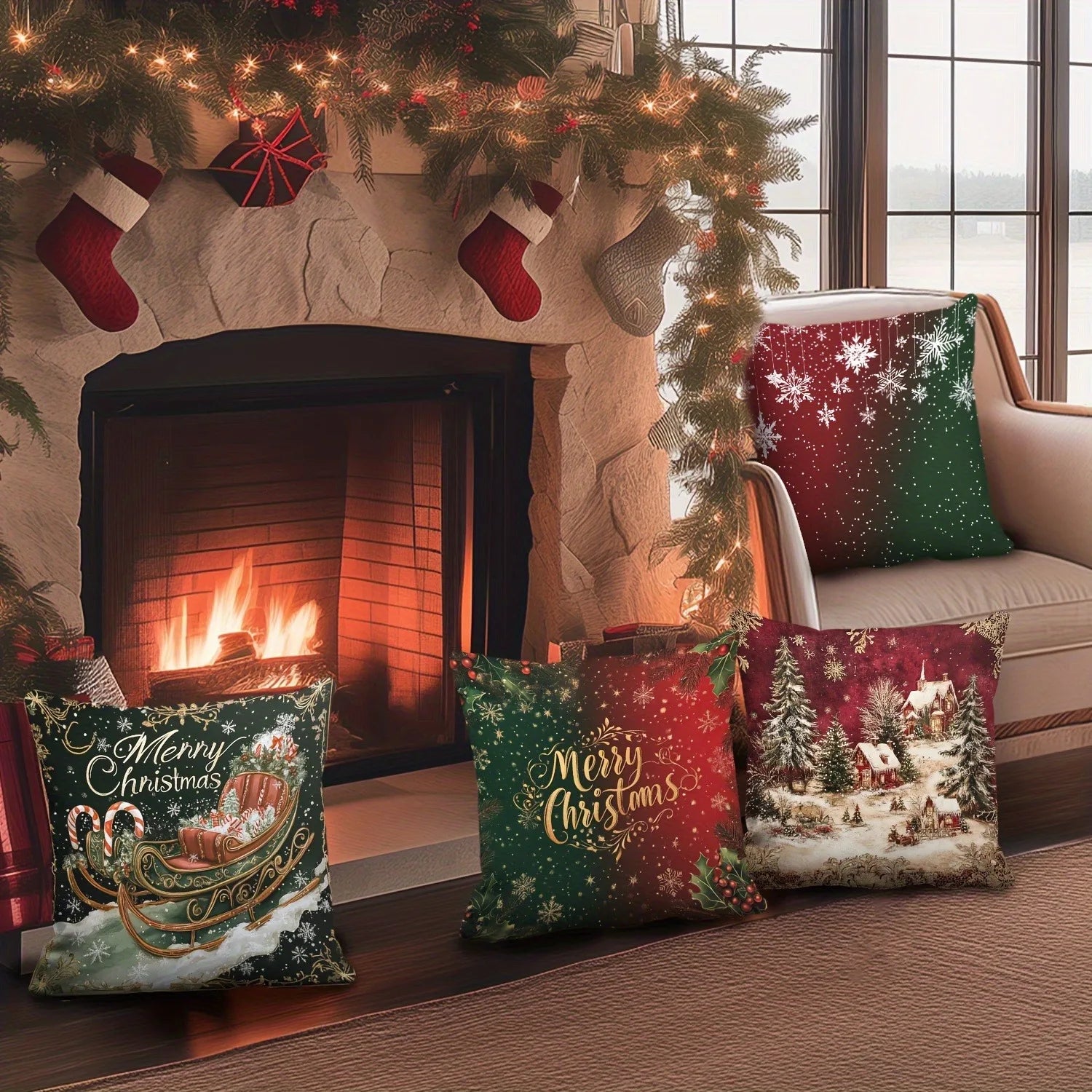 Christmas Pillow Covers: Festive Designs for a Cozy Holiday
