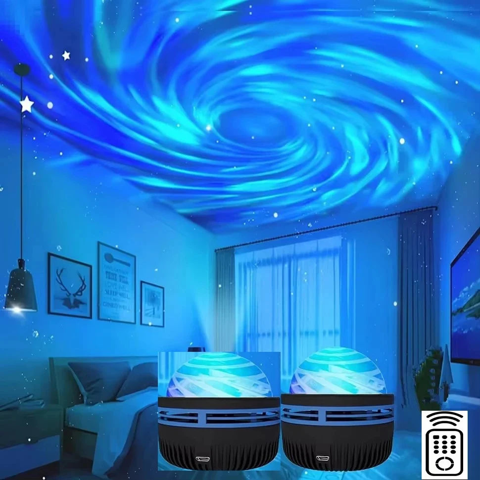 Colorful Galaxy Projector LED Night Light for Bedroom
