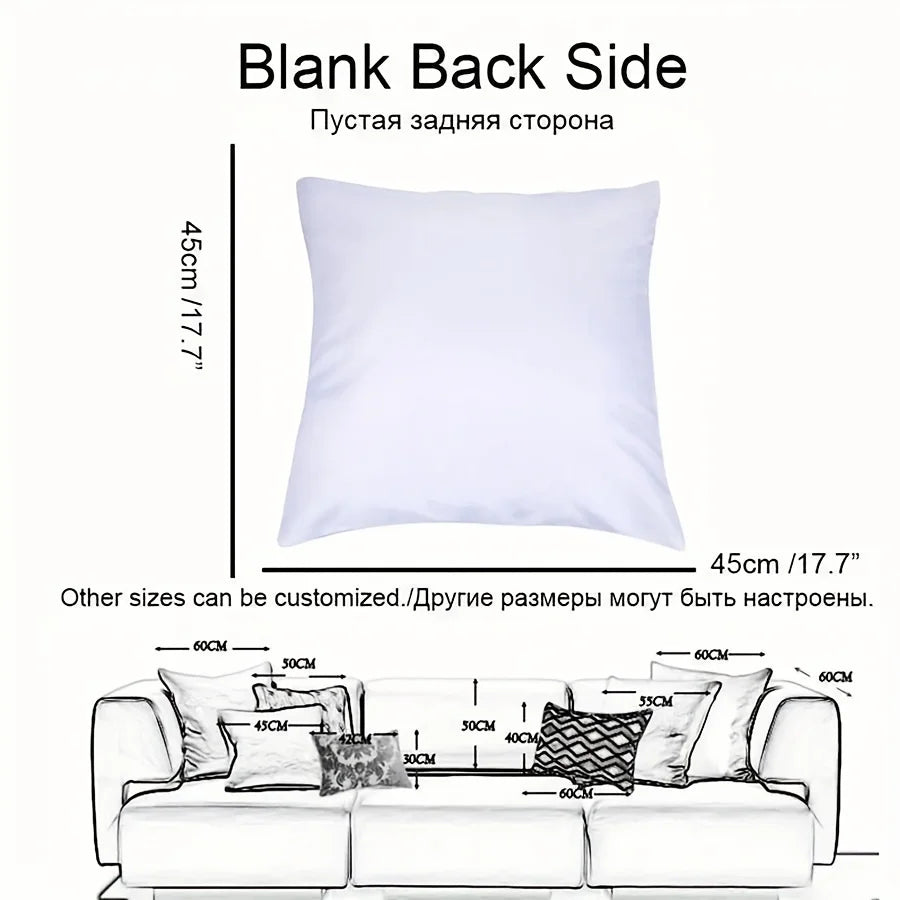 Christmas Pillow Set featuring snow forest and holiday character patterns