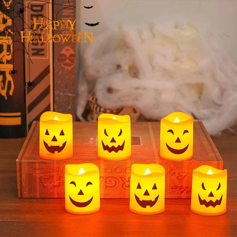 Halloween Pumpkin LED Lamp – Spooky Light for Home Décor