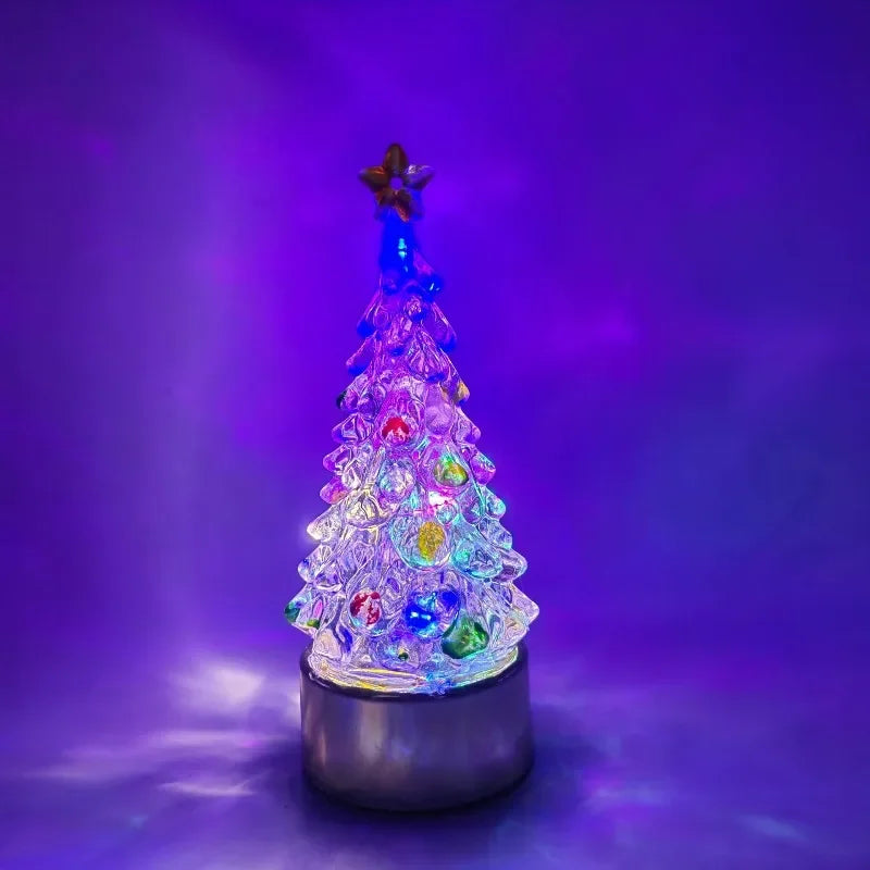 LED Night Lamp Mini Christmas Tree Christmas Luminous Decoration