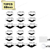 Creepy Bat Night Light LED Projector for Home Spooky Nights