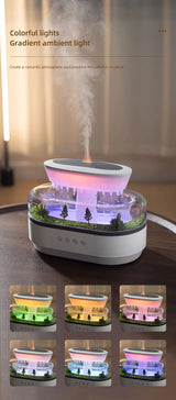 Aesthetic Cloud Humidifier.. LED Rain Diffuser Lamp