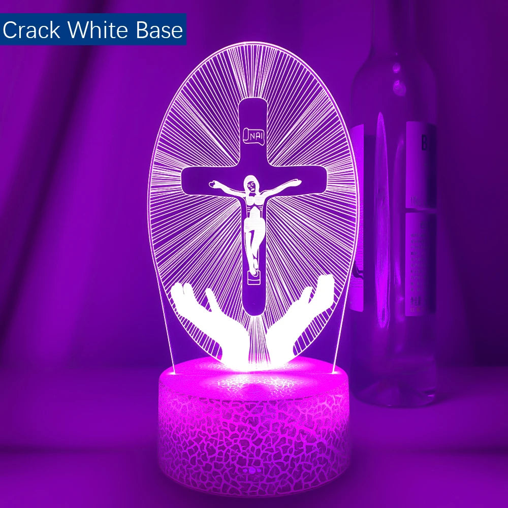 Crucifixion of Jesus Led Night Light