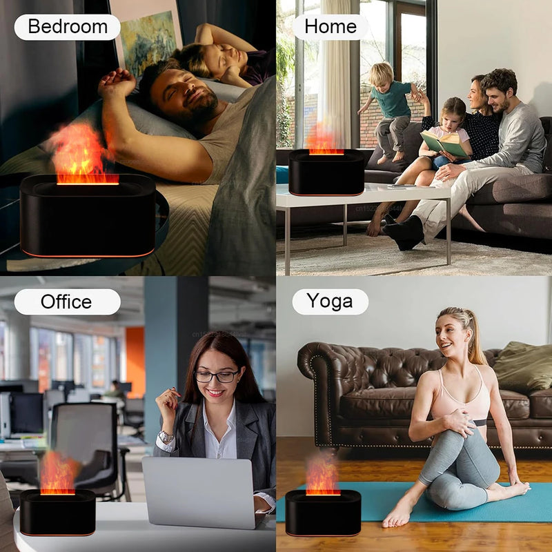 Flame Effect Aroma Diffuser USB Aroma Diffuser for Home